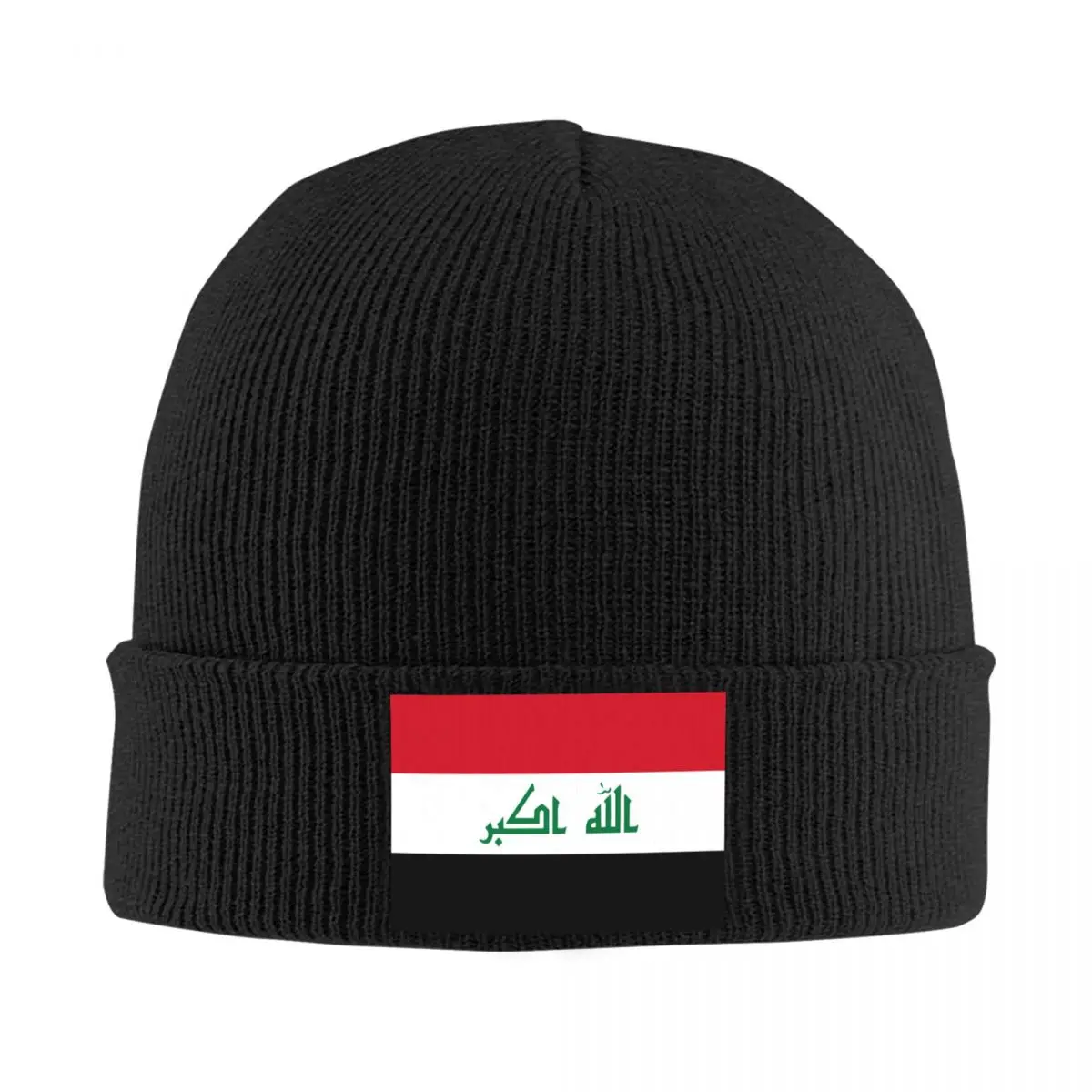 Iraq Flag Knitted Hat Beanies Autumn Winter Hat Warm Hip-hop Cap Men Women