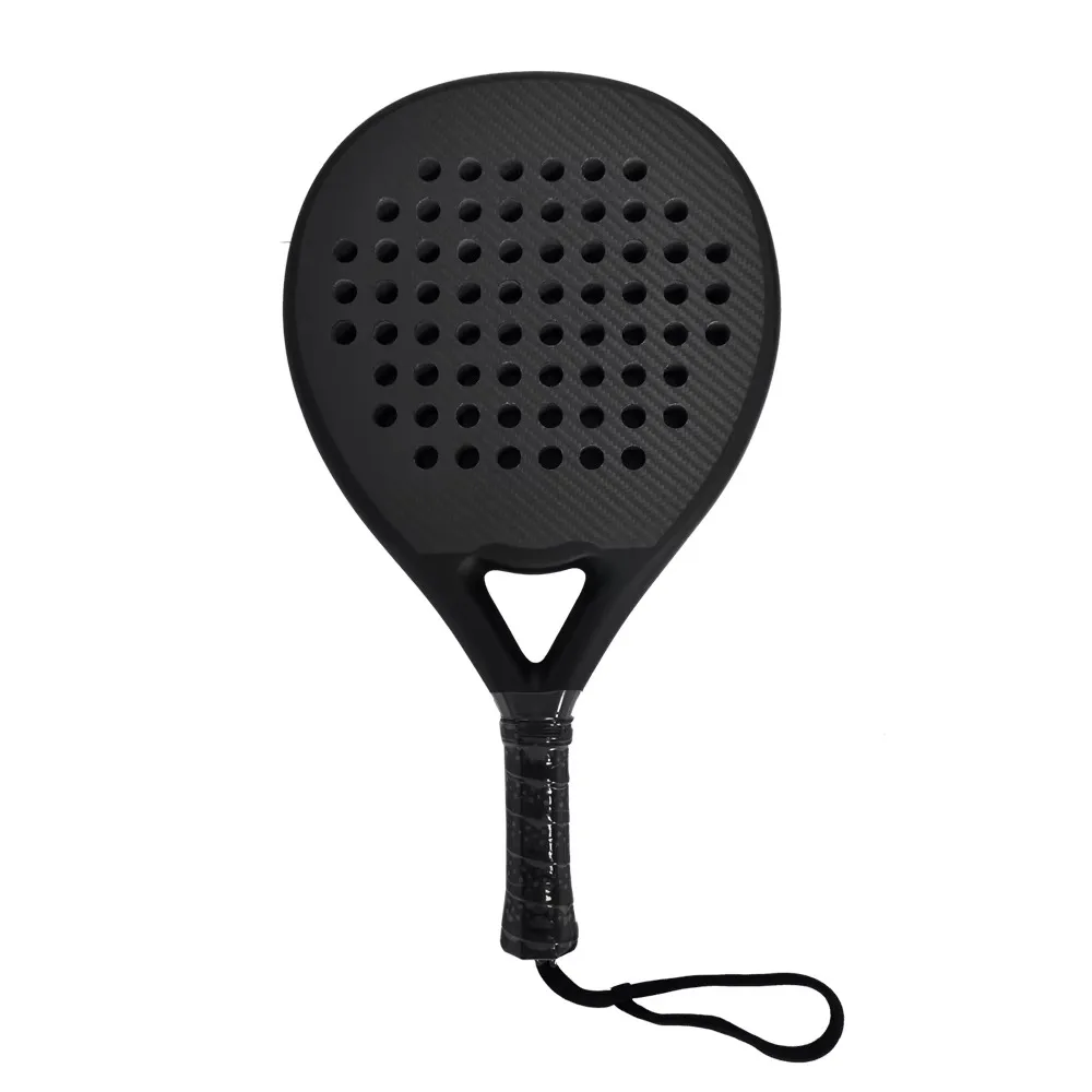 

Customized Design 3K 12K 18K Carbon Fiber Glass Fiber Padel Racket