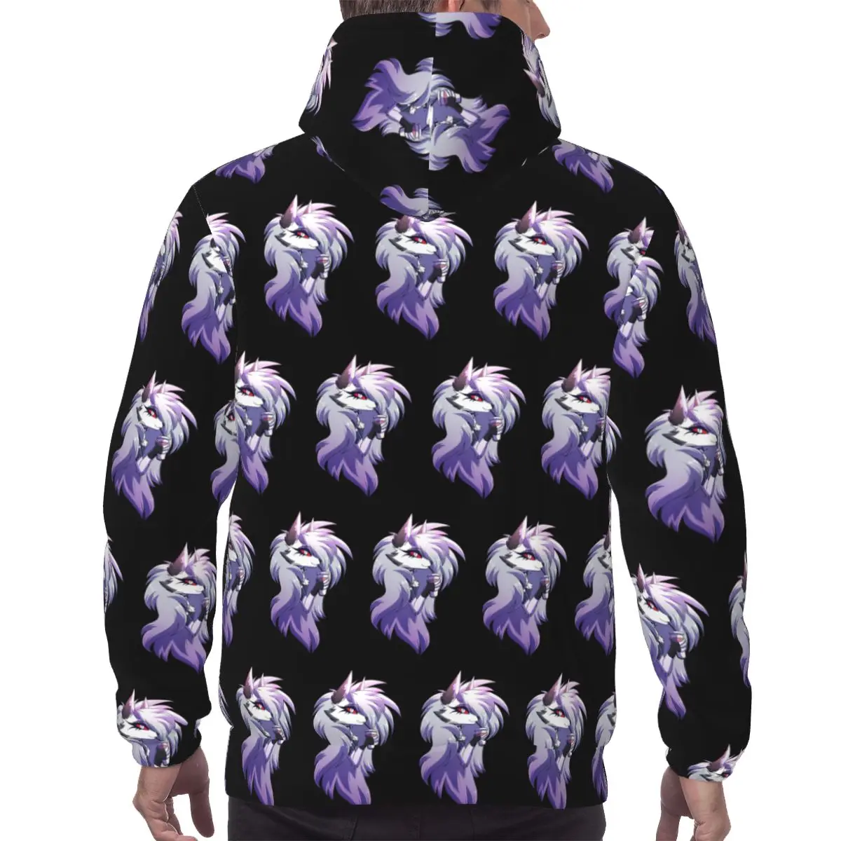 Helluva Boss Loona هوديي Harajuku البلوز الخريف الشتاء الرجال النساء بلوزات طويلة الأكمام بلايز #2