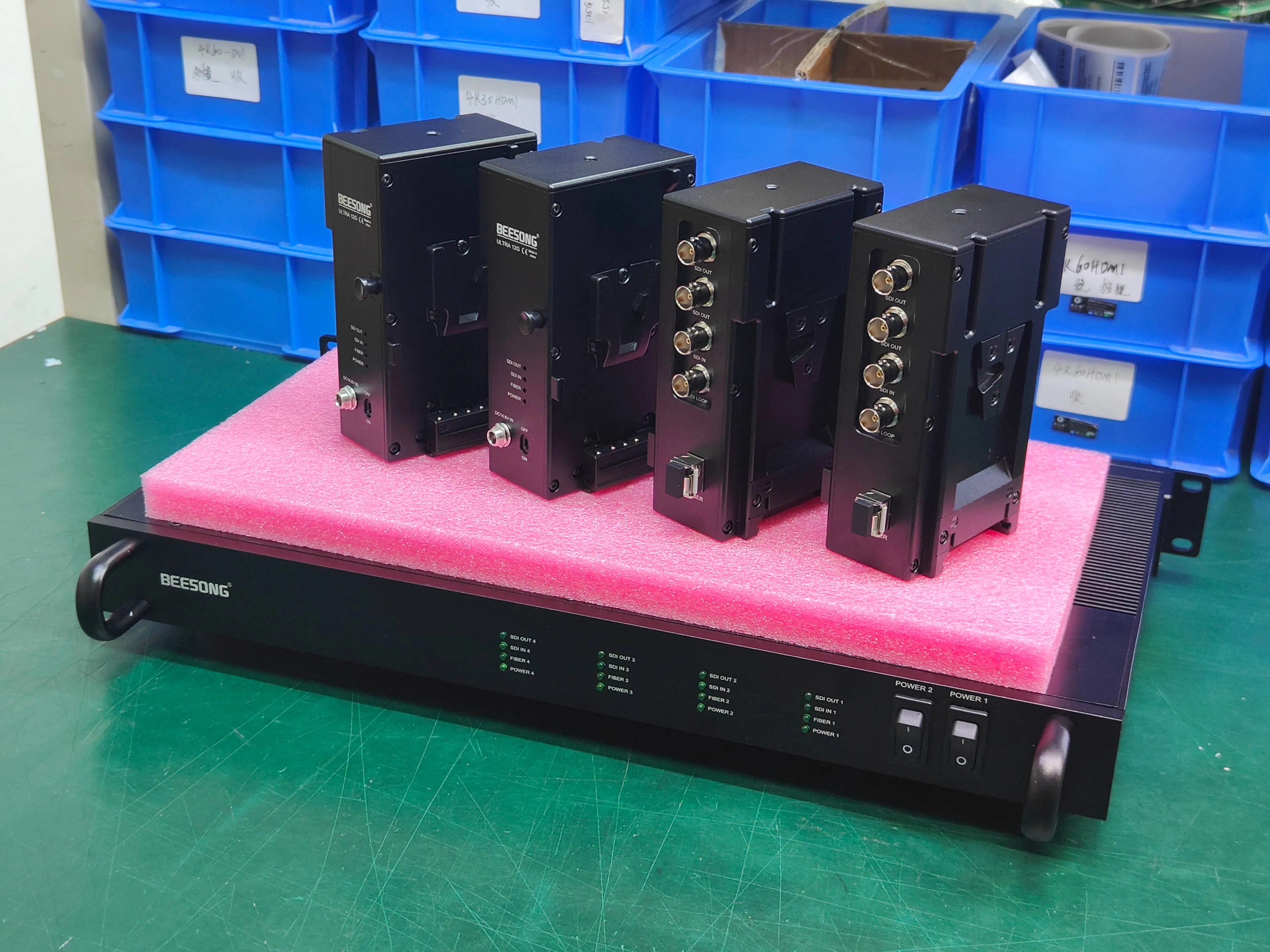 

One to Four 12G 4K SDI EFP To Fiber Camera Systems With PGM