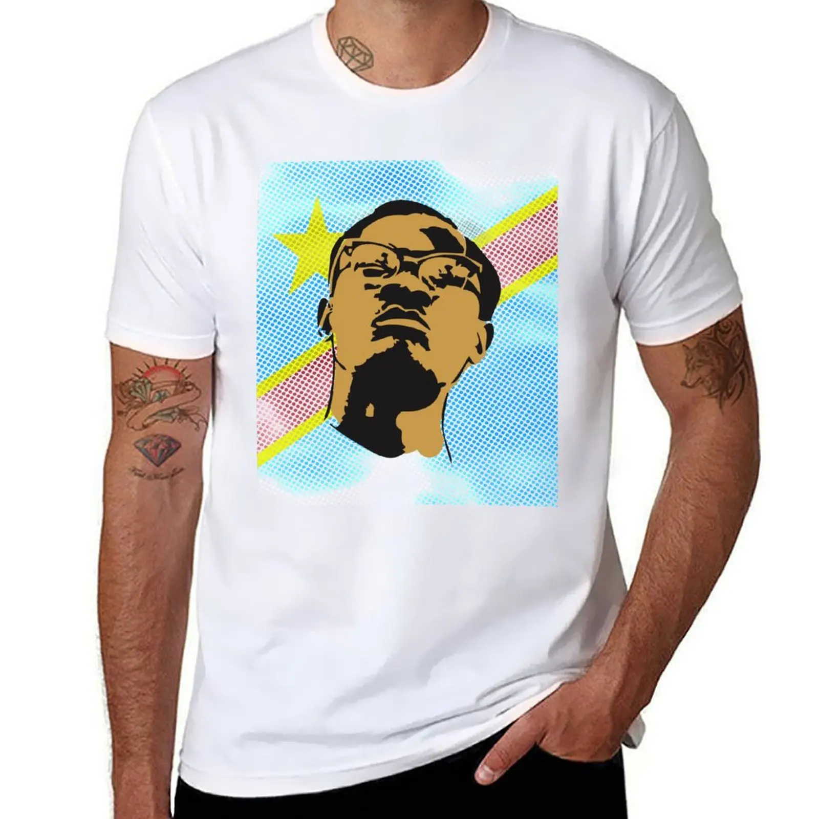 

Patrice Lumumba T-Shirt essential t shirt funny t shirts cotton T-Shirt