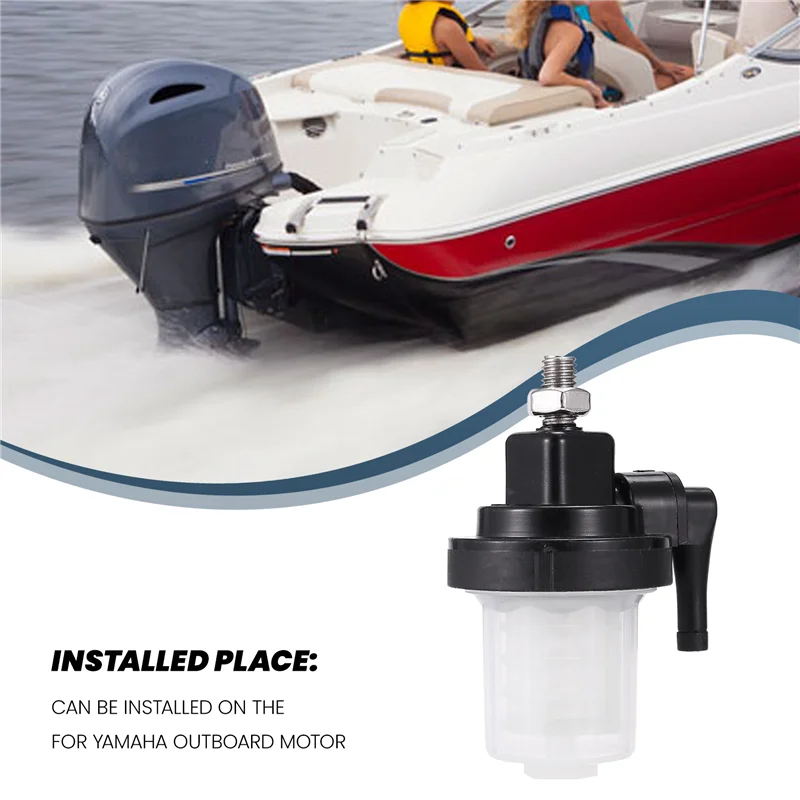 الدقة 2 مجموعات فلتر الوقود لمحرك القارب الخارجي فاصل المياه 9.9Hp 15Hp 20Hp 25Hp 30Hp 40Hp 61N-24560-00 #6