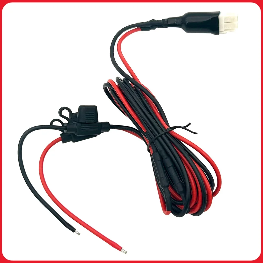 4 Pin 12AWG DC Power Cable with 30A for Kenwood TS-480 TS-590SG TS-890s for Icom IC-7000 IC-7200 IC-7600 IC-7300