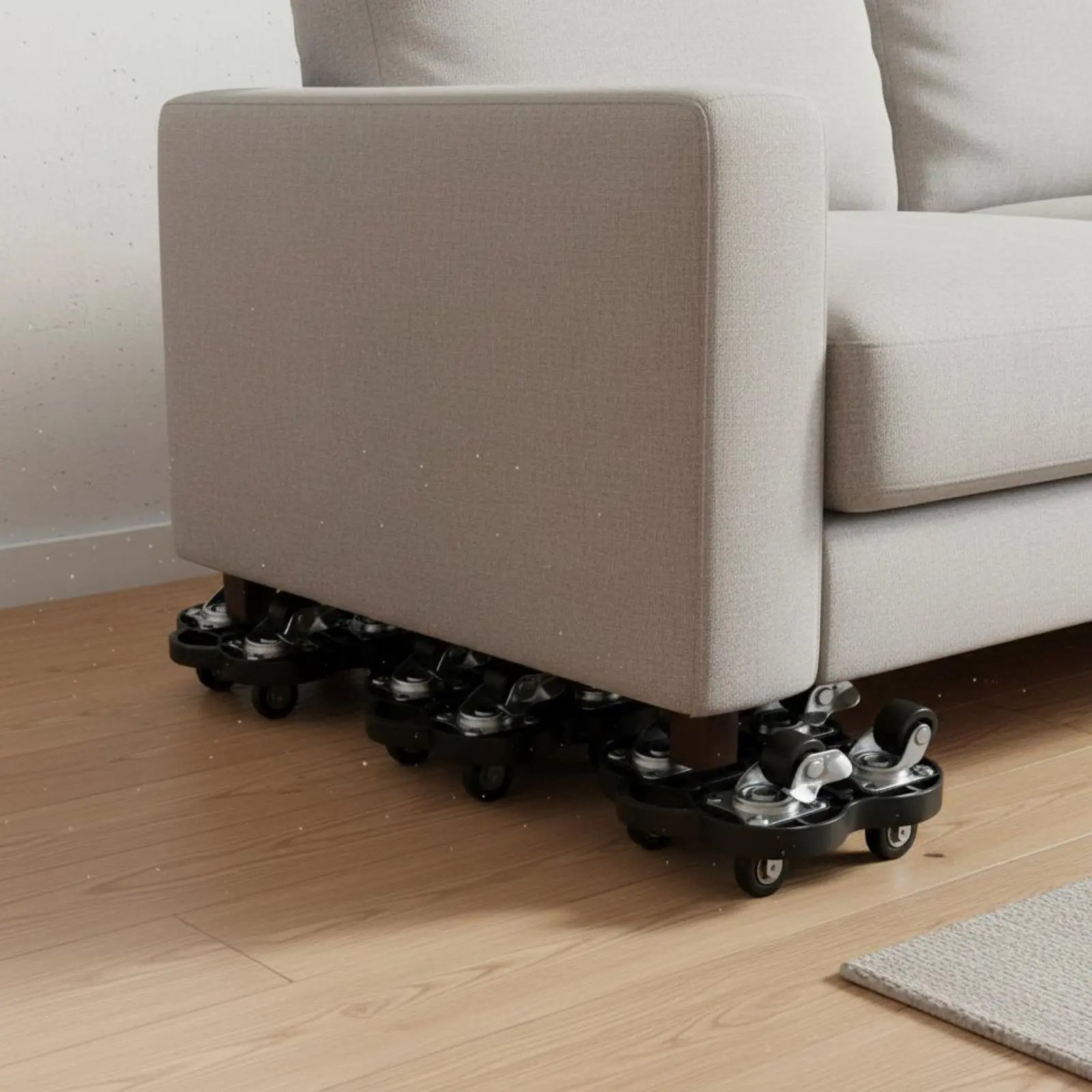 Sturdy Duty Furniture Furniture Mover Labor-Saving Wheeled Mover Caster Small Appliance Caster Non-Slip Surface