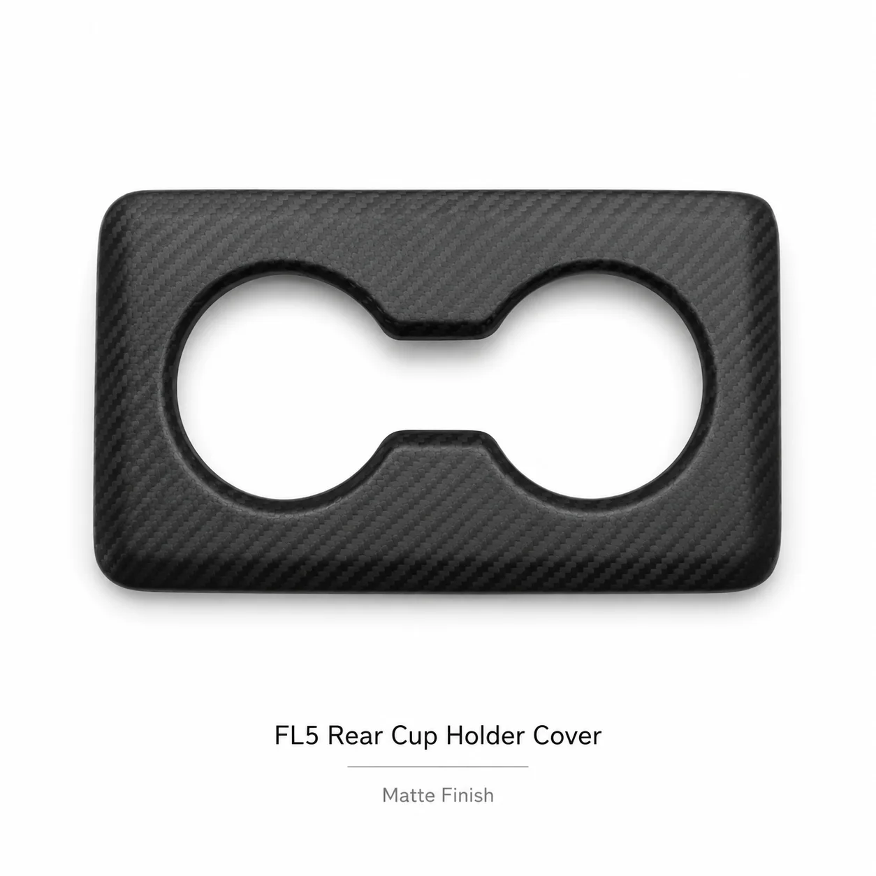 FL5 gloss/matte dry carbon fiber rear seat bottle cage cover storage box, suitable for 2022 and later Honda Civic Type R models.