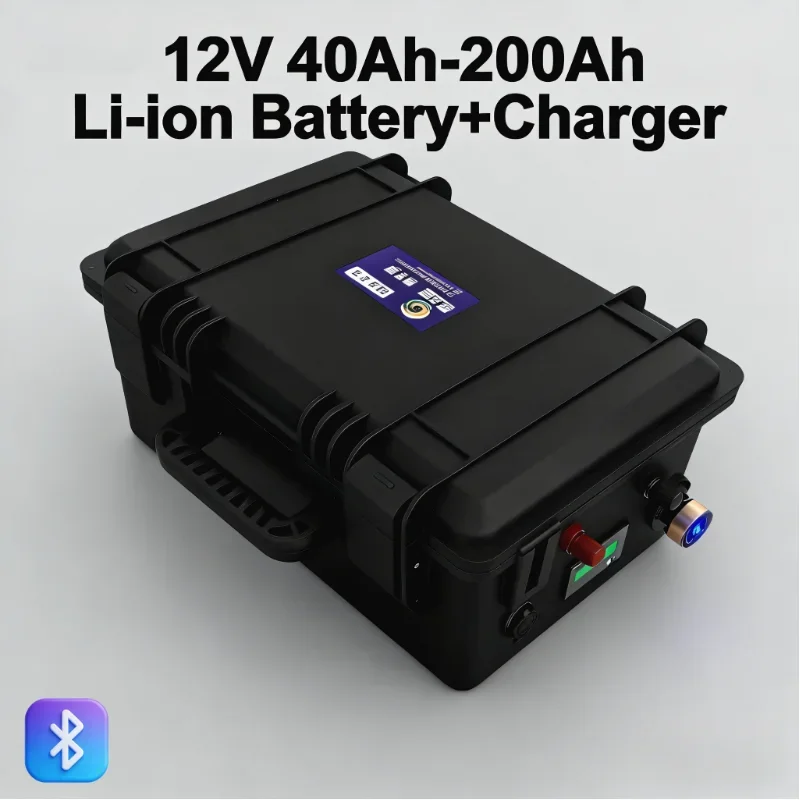 Our 12V Lithium Battery (40Ah-200Ah) | 200Ah Model Powers Trolling Motors for 12 Continuous Hours, Multiple Capacity Options.