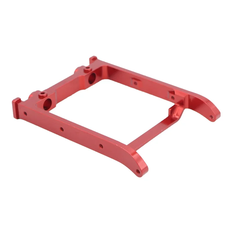 Traversa de montagem de para-choque dianteiro de liga de alumínio para MN G500 MN86 MN86S MN86K MN86KS 1/12 RC Crawler Car Parts, vermelho