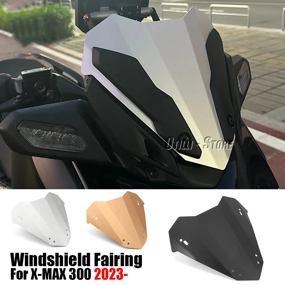 

Windshield Aluminum Wind Deflector Windscreen Fairing Wind Screen Motorcycle For Yamaha X-MAX300 XMAX 300 XMAX300 X-MAX 300 2023