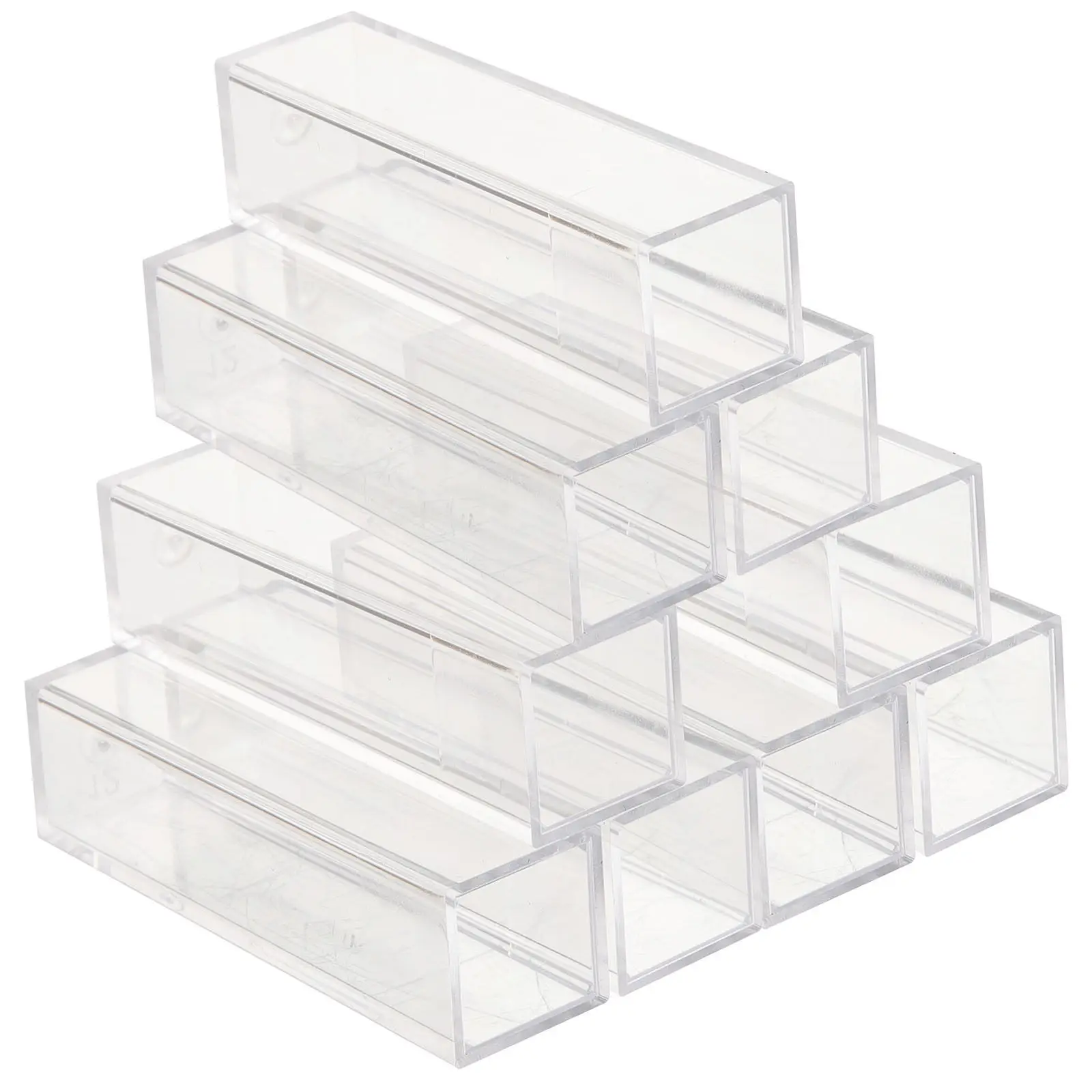 10pcs Disposable Plastic Cuvette 4.5Ml Polystyrene Clear For Spectrophotometer Lab Use Standard Cuvette Teaching Equipment