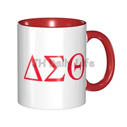 Delta Sigma Theta Sorority Gifts for Women Girls 11Oz Ceramic Mug Eco-Friendly Coffee Cups Personalized Tea Cocoa Milk Cup