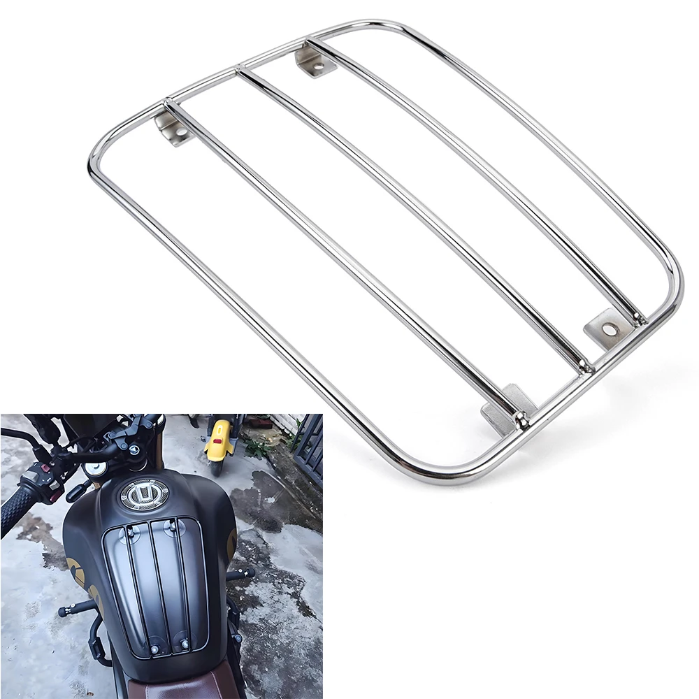 Universal Fuel Tank Rack Front Rear Luggage Rack For motorcycle with smooth fuel tank surface