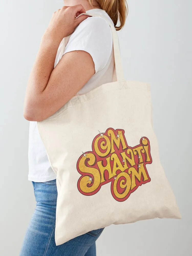 

Om Shanti Om Tote Bag bag for beach bags luxury women tote bag woman shopping trolley