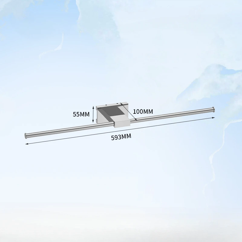 towel bar for bathroom,Stainless steel chrome plated minimalist style anti-corrosion and rust proof towel rod image 5
