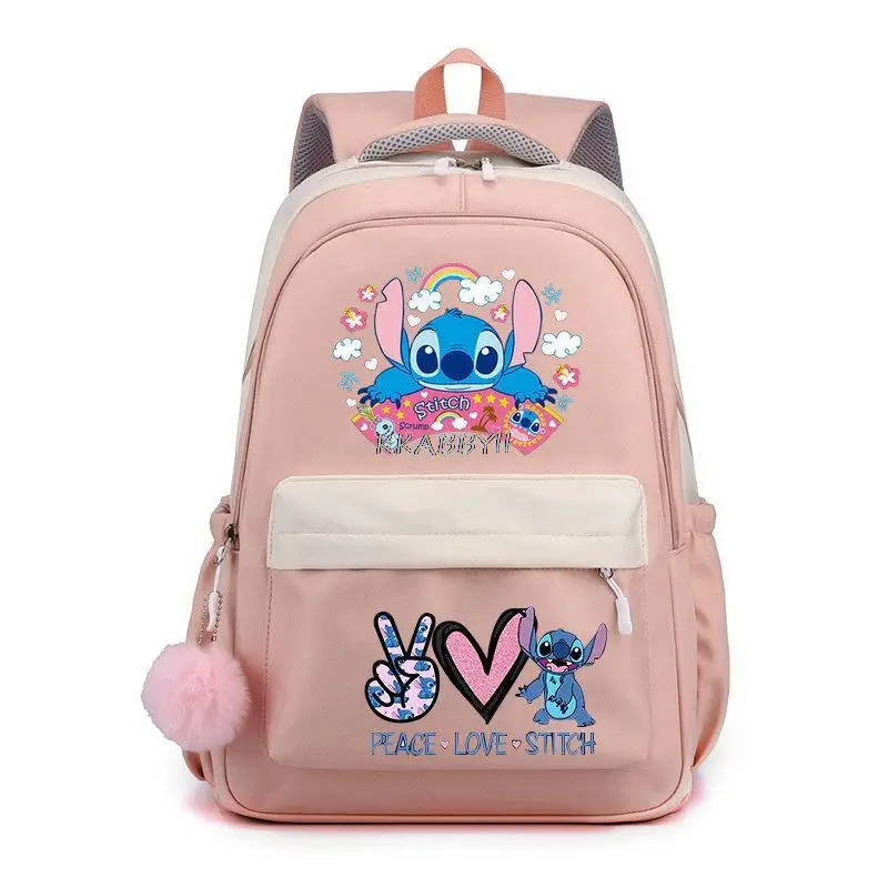 Lilo And Stitch Backpack Cartoon School Bags for Teenagers Girls Boys Backpack New Rucksack Mochilas