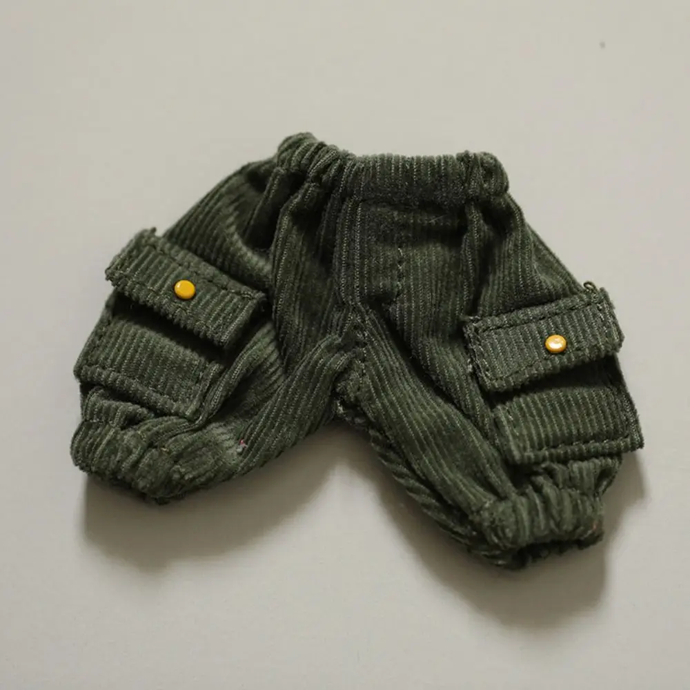 New 2025 High Quality Fashion Cotton Doll Shorts Multistyles Pocket Pants Pants Trousers Clothes for 10cm Cotton Doll
