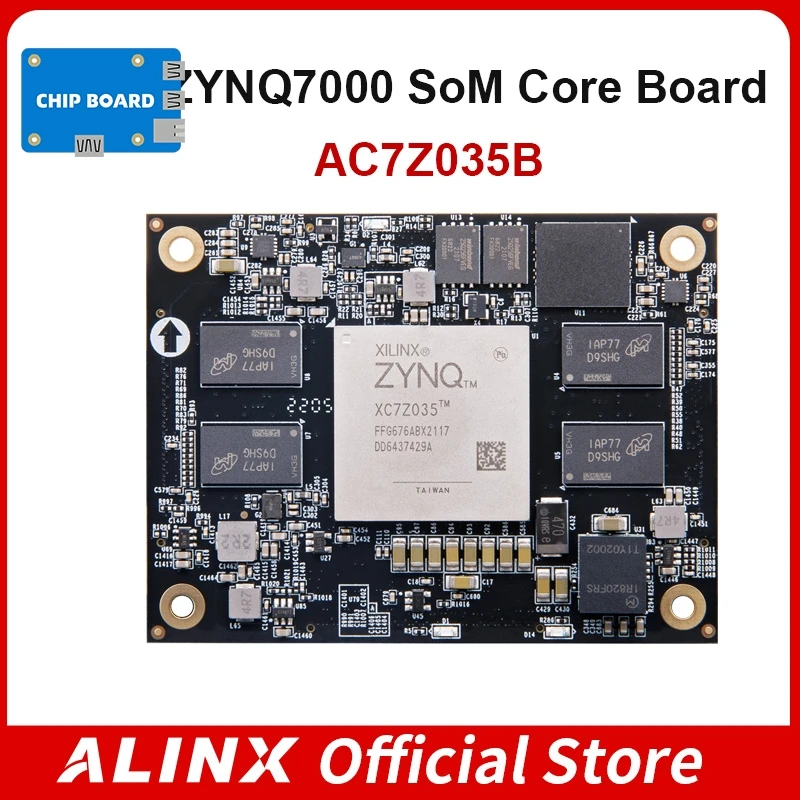

ALINX AC7Z035B Xilinx ZYNQ 7000 SOM FPGA Core Board XC7Z035 ARM 7Z035 Development Demo System on Module