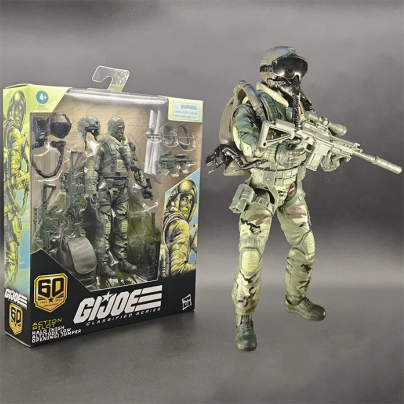 

1:12 Scale Soldier 60th Anniversary Edition Sniper Airborne 6 inch Movable Figure Handpiece Gift Toy Collection
