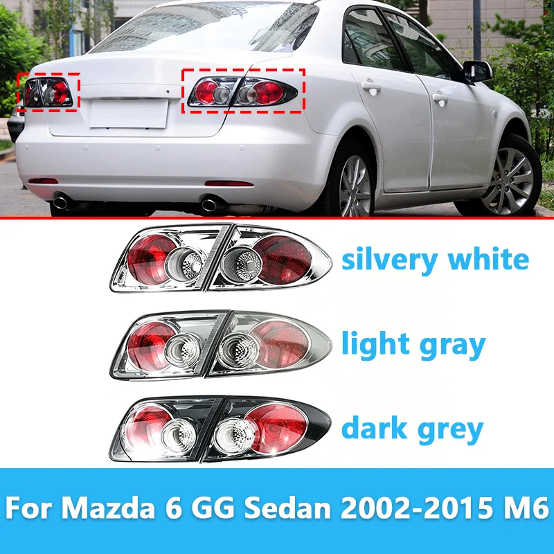 

For Mazda 6 GG Sedan 2002-2015 M6 Rear Bumper Tail Light Tail Lamp Taillight Taillamp Brake Light Stop Lamp