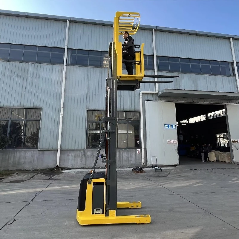Orderpickers 1 Ton 1.5 Ton 6m 8m Lift New Man-up Electric Order Picker for Storage