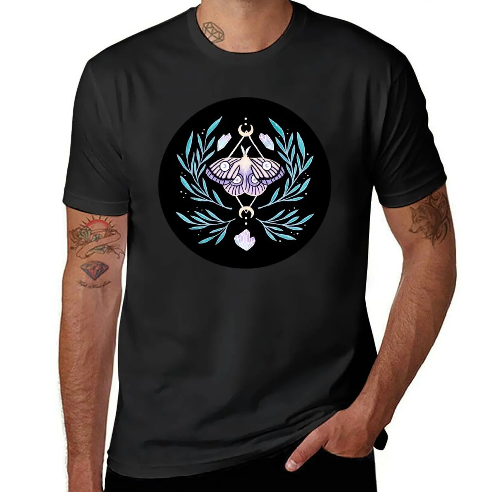 

Moon Moth 01 | Nikury T-Shirt oversized graphic tee summer top workout shirts for men