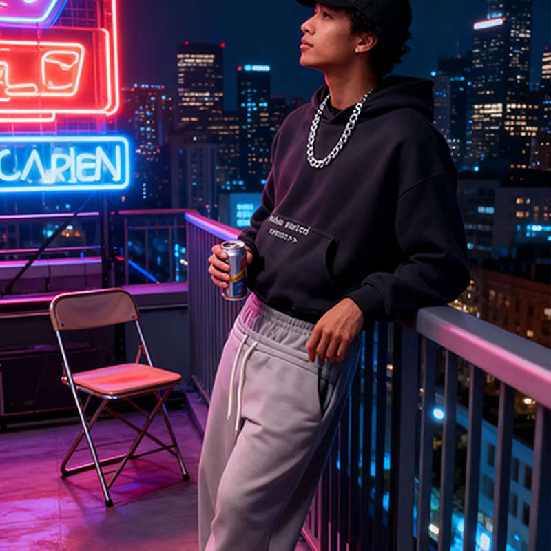 

Брюки-джоггеры с завязками на талии, уличная мода, Harajuku, свободные спортивные штаны с двойной талией, повседневные брюки с американской вышивкой, хип-хоп