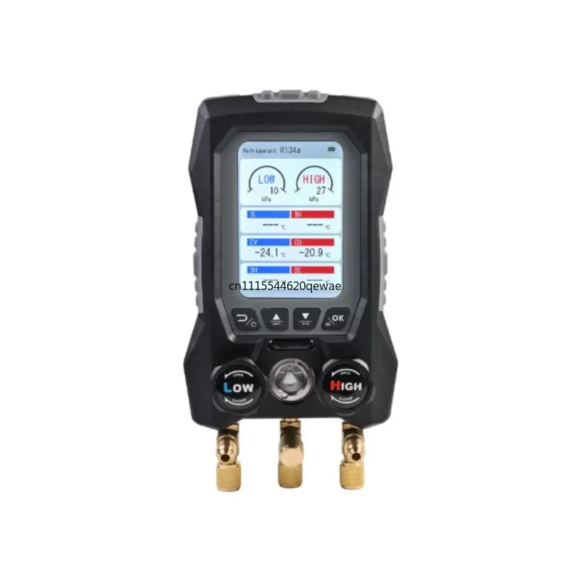 For Smart Digital Manifold Gauge HVAC Vacuum Tester For Refrigeration Heat Pump, Air Conditioning Repair Tool