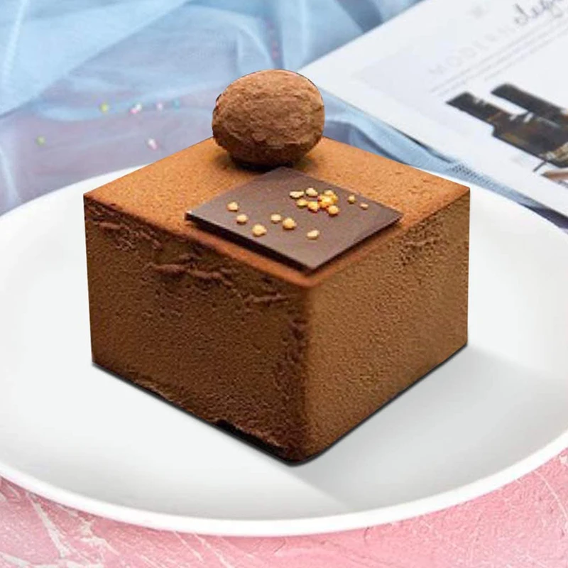 Non-Stick Square Baking Silicone Molds, Bread Pan Bakeware Tray for Cheese Cake Tier Cake Handmade Toast Mold Soap Mold