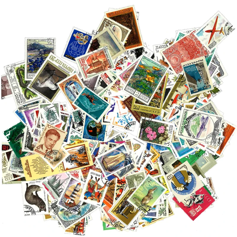 Lots 1000 Europe Asia Africa America Ocean Original Stamps World Postage Stamp with Postmark Good Condition No Repeat