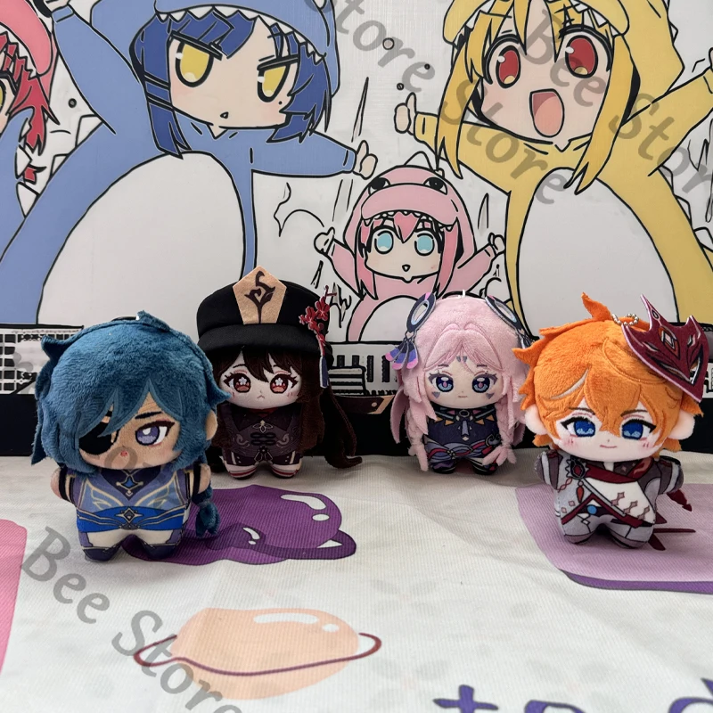 

Genshin Impact Game ambitus Citlali Hutao Kaeya Tartaglia Printed starfish body cotton doll plush toys pendant High Quality