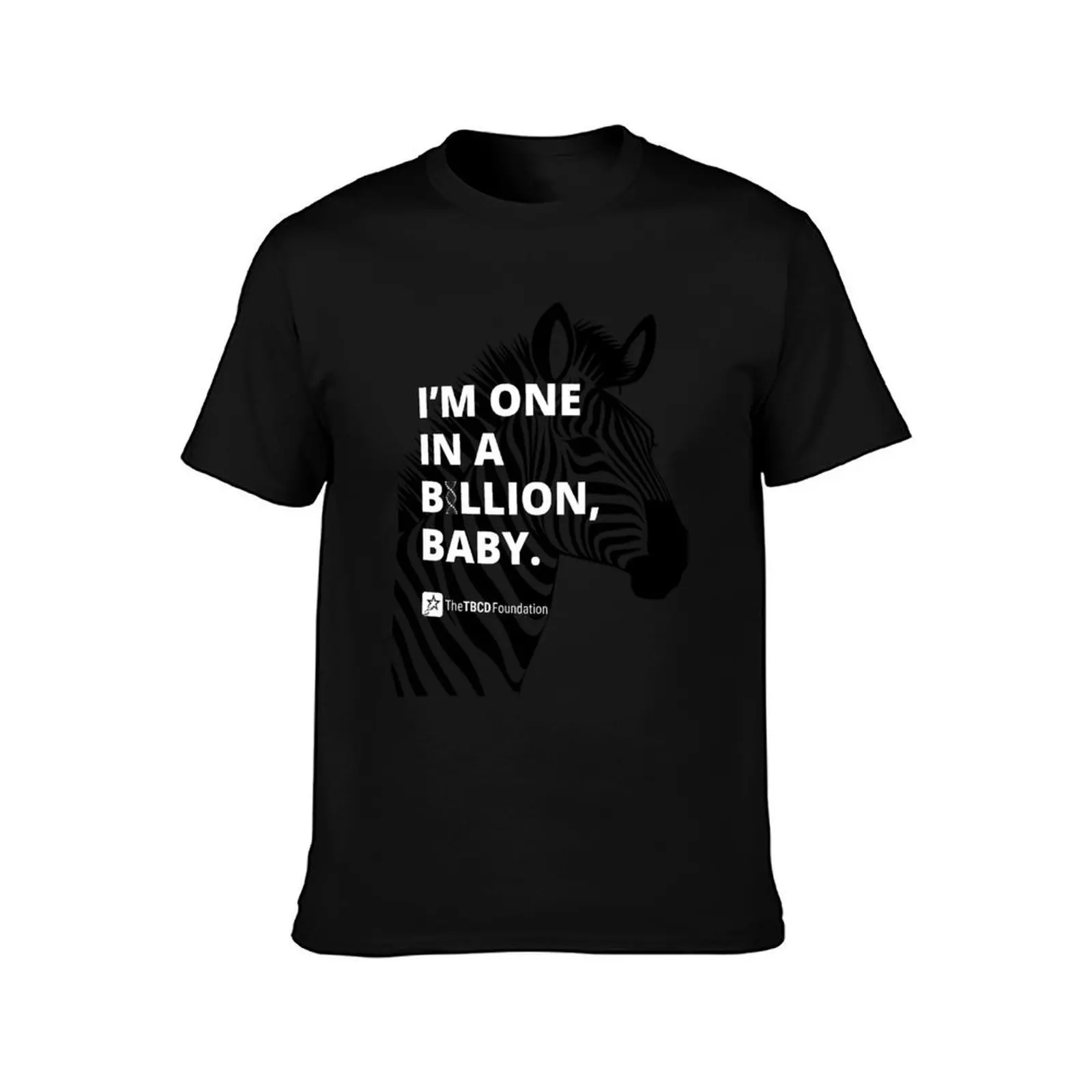 I'm One in a Billion, Baby Rare Disease Zebra T-Shirt Plus Size Loose Short Sleeve Top T-Shirt