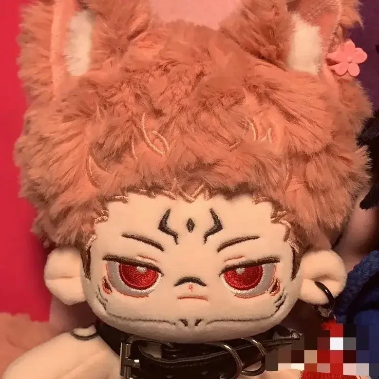 주술 가이센 봉제 인형, 료멘 스쿠나 봉제 인형, 20cm 인형 장난감, 바디 체인지 세트 옷, 코스프레 피규어 선물, 부드러운 박제