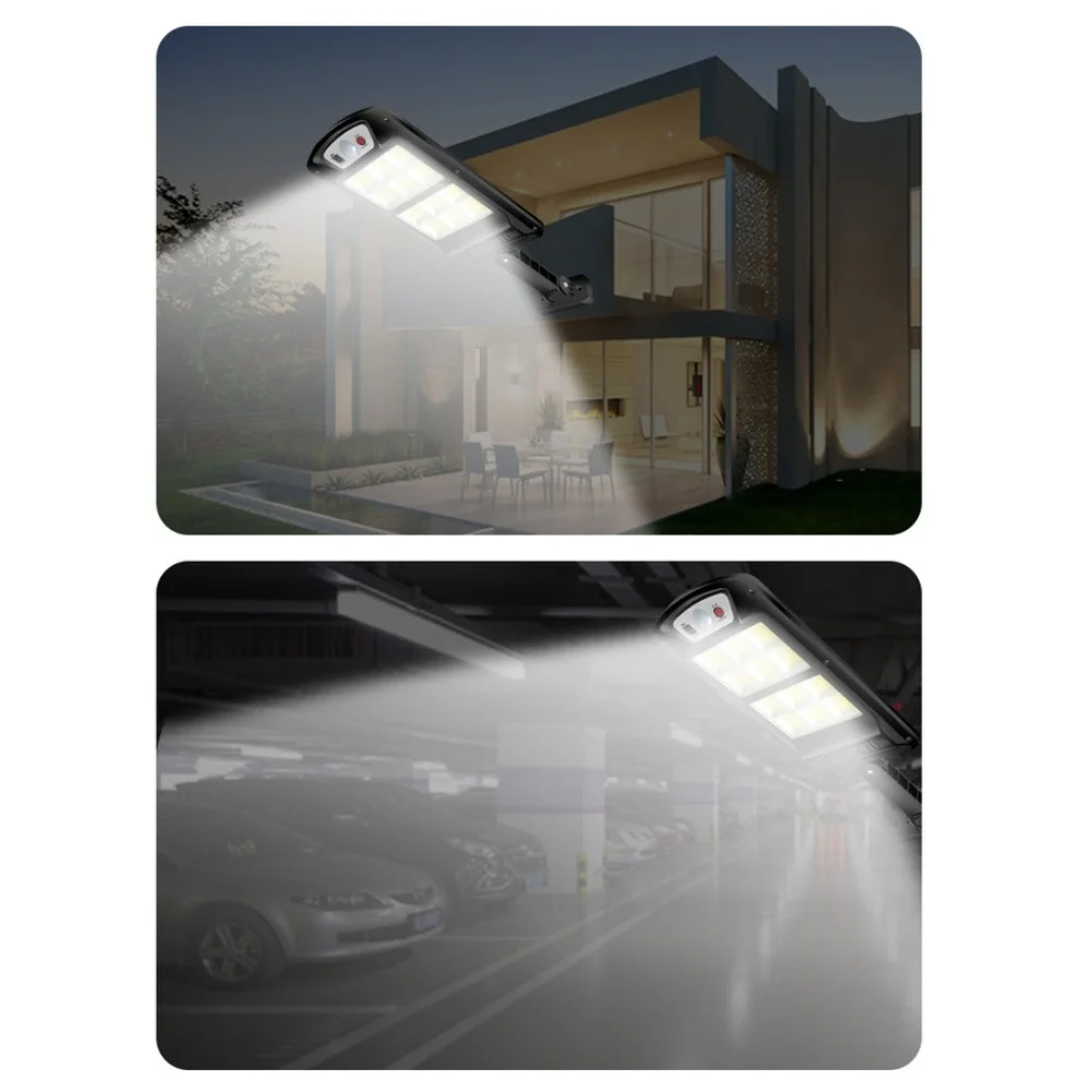 Solar Sensor Light for Outdoor Use with Remote Control and 120 Degree Motion Detection 240 COB Chips IP65 Rated