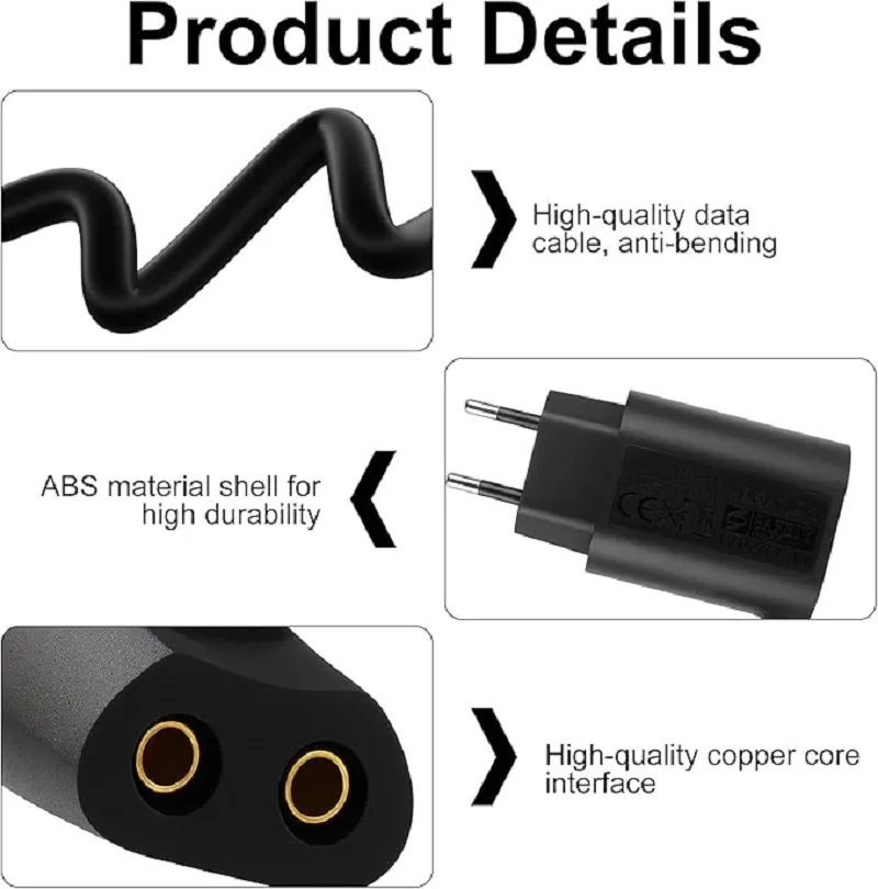 12V 0.4A Applicable Replacement Shaving Charger For Braun Series S3 S5 S7 S8 S9 Electric Shaver Charger Adapter Durable Easy image 5
