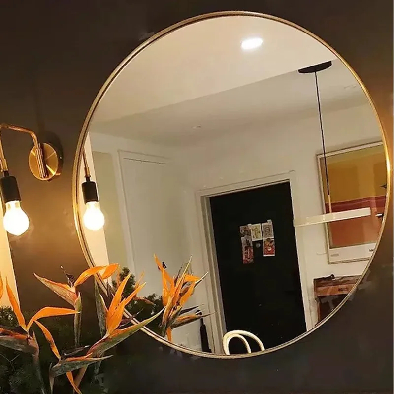 

Modern Home Decor Luxury Exquisite Wall Mirror Makeup Mirror Modern Panel Mirror Sink Rock Dresser Bathroom
