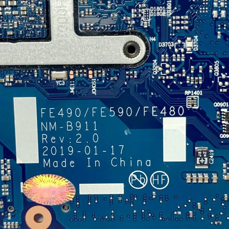 

Mainboard NM-B911 With I3-8145U / I5-8265U CPU 5B20V81836 5B20V80725 Laptop Motherboard For Lenovo ThinkPad E490 E590 100%Tested