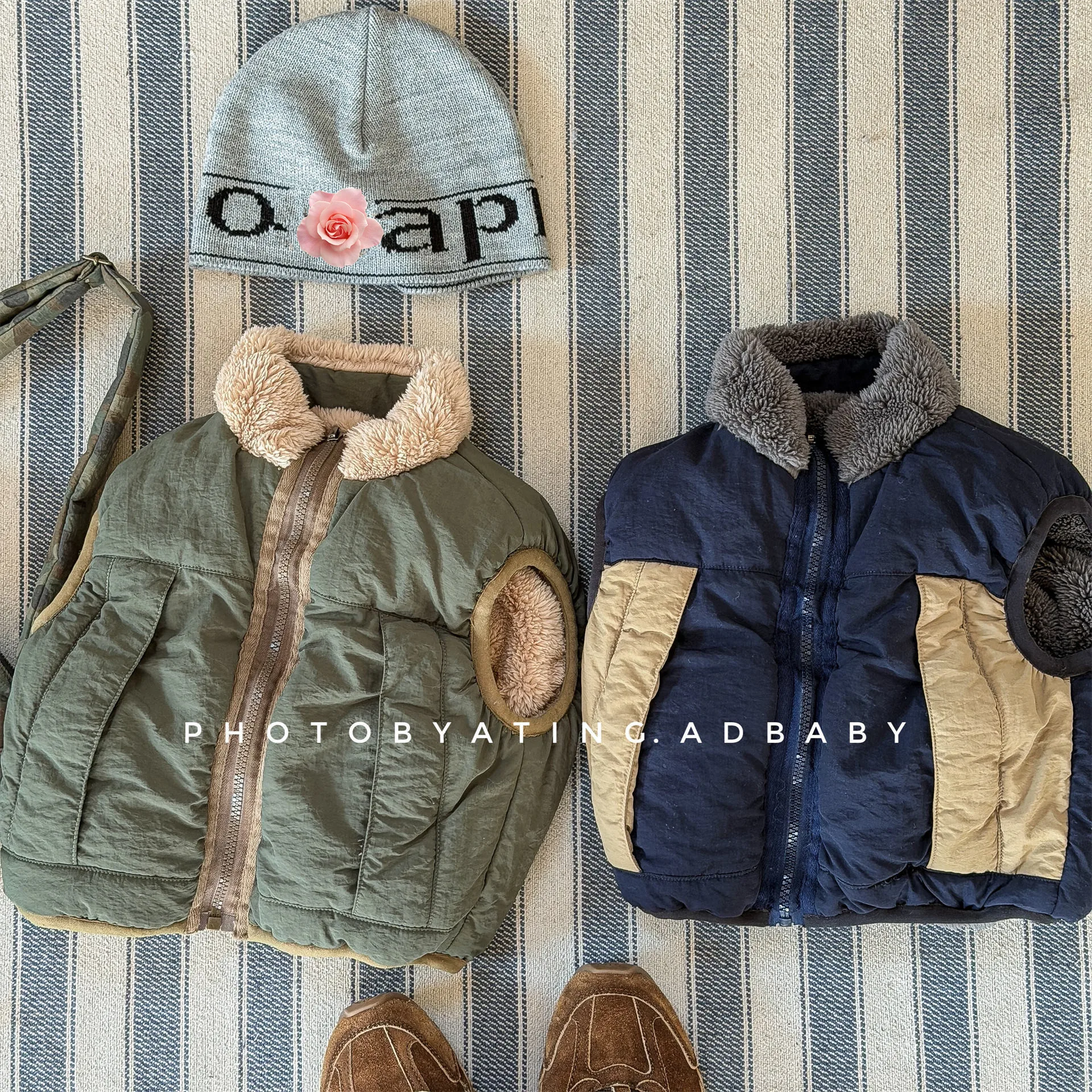 2026 Winter Baby Boys Reversible Thickened Cotton Vest Sleeveless Warm Waistcoat Casual Outerwear for Kids