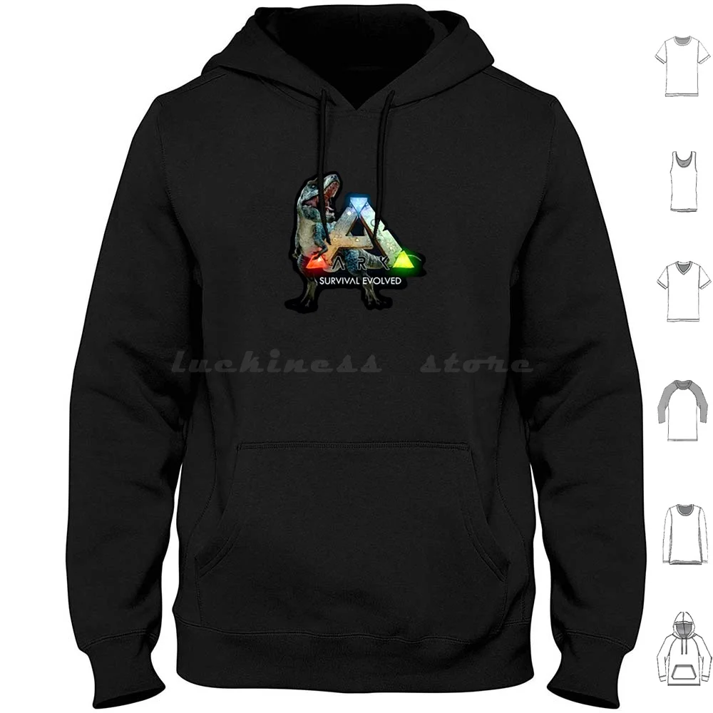 Ark Survival 9 Hoodies Long Sleeve Ark Survival Ark Survival Evolved Game Video Gaming Dinosaur