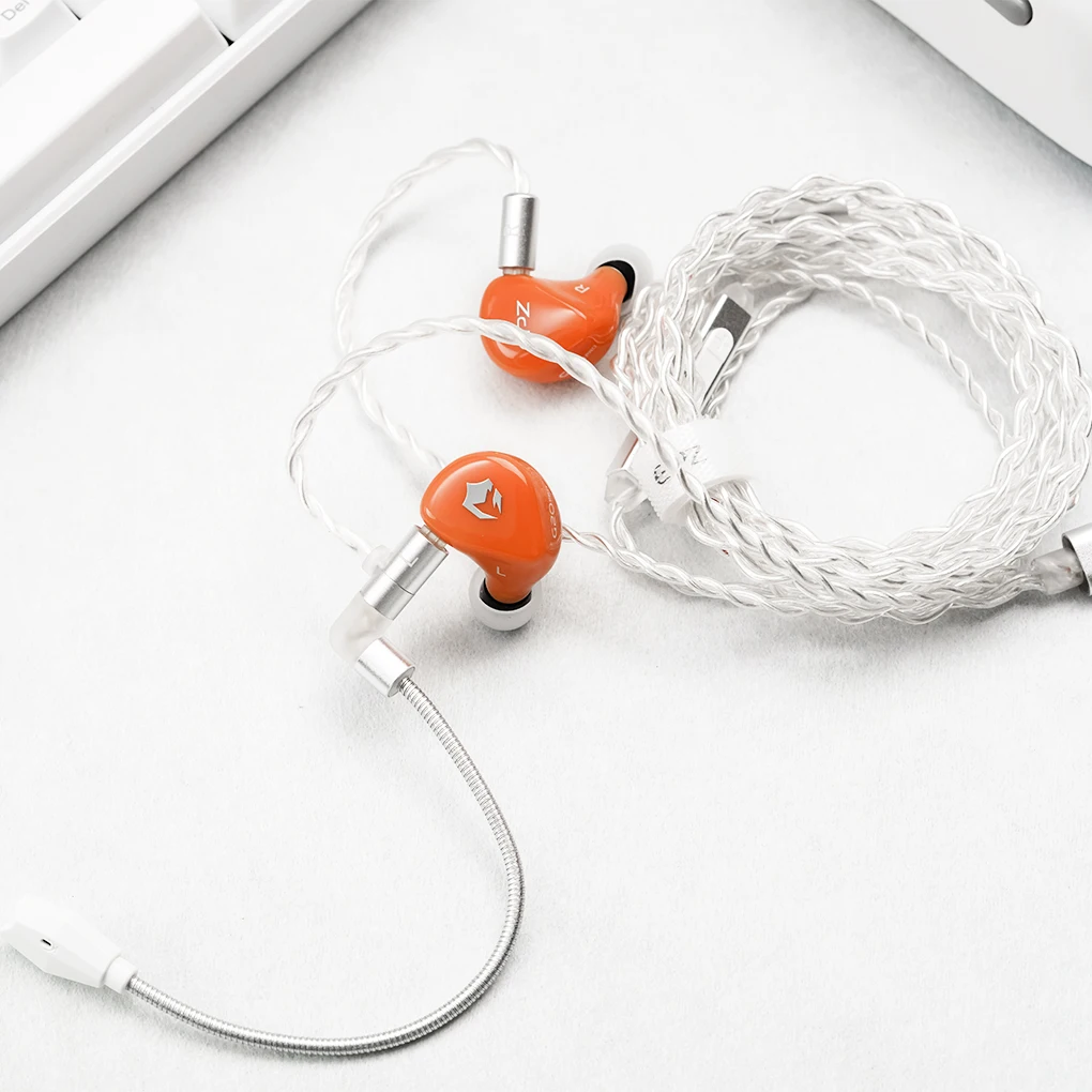 EPZ G20pro IEM In Ear Earphones Detachable HiFi/Gaming Game Music Headphones 10mm LCP PU Dynamic Driver Unit Cable Type-C Plug