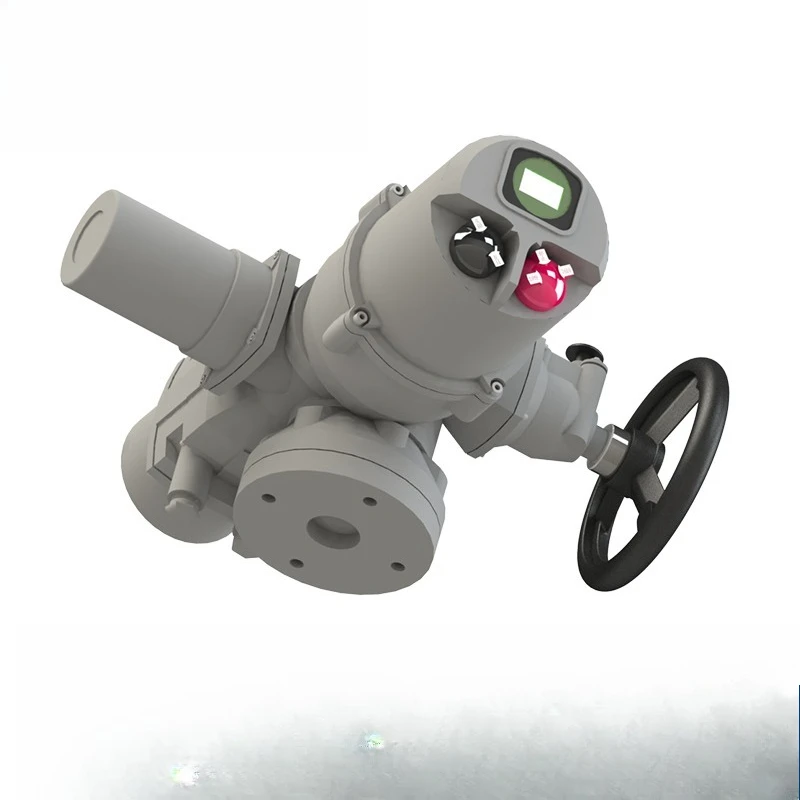 Multi turn electric actuator with position indicator, used for gate/ball valves