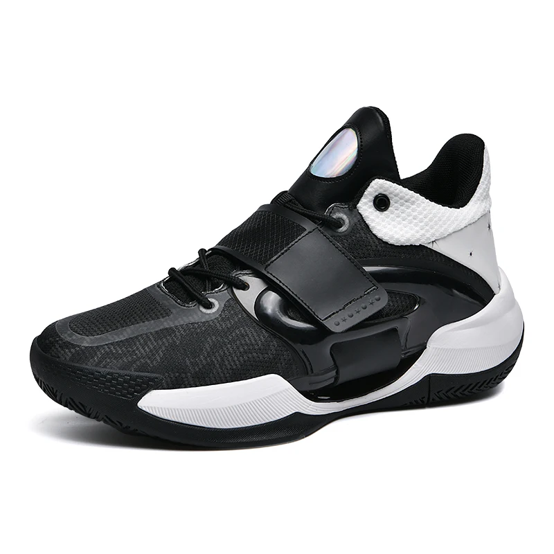 Chaussures de basket-ball respirantes pour hommes, baskets de terrain de sport de plein air, bottes de basket-ball non imperméables, originales, décontractées, marque de mode