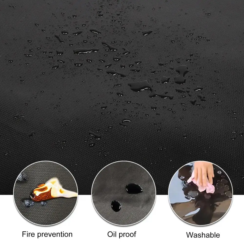 Non-slip Mat Fireplace Mat High-temperature Resistant Flame-retardant Floor Protector Non-slip Fireproof Hearth Pad