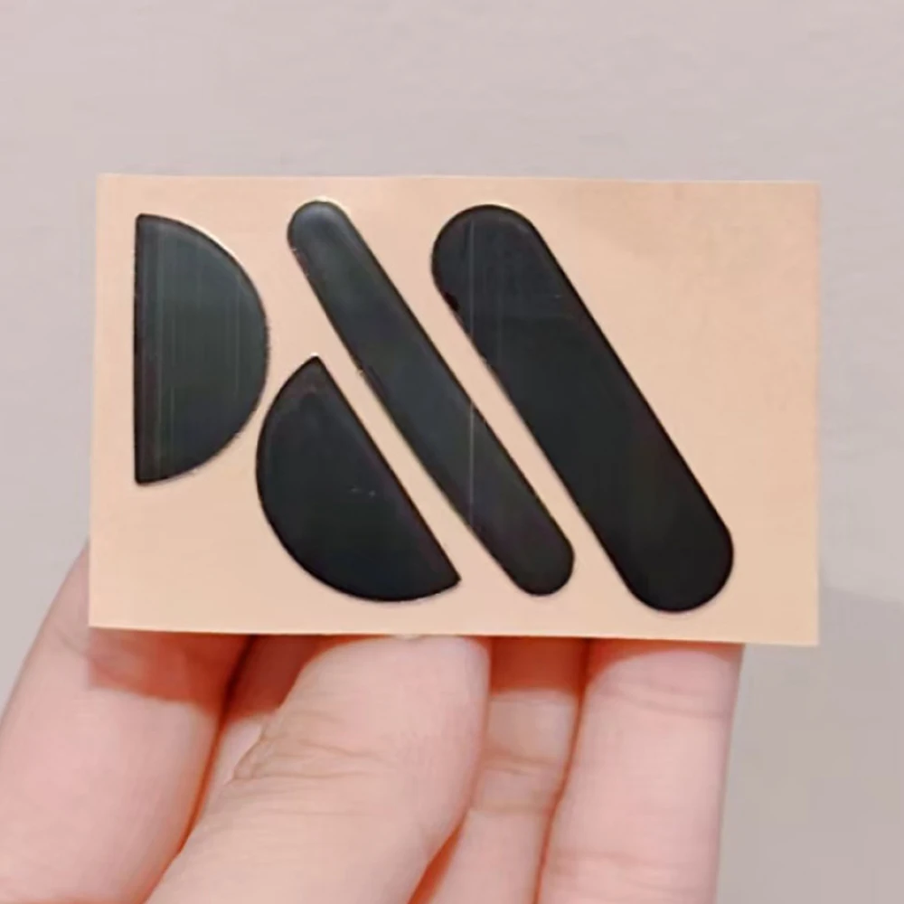 เมาส์สเก็ตสําหรับLogitech Mx Master 3S/Mx Master 3 แผ่นสีดําAnti-Skidสติกเกอร์เสื่อเท้าเมาส์สเก็ตอุปกรณ์เสริม