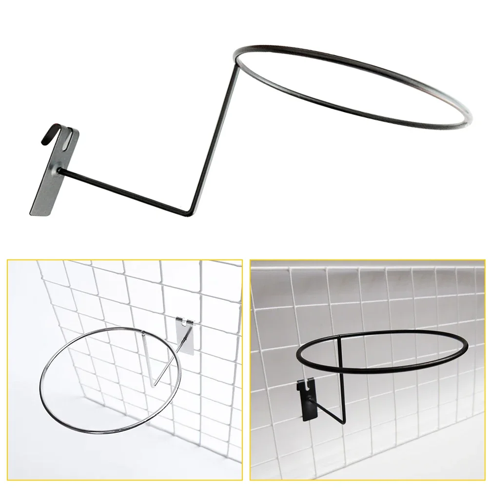 Black Steel Accessories Hanger Rack Wall Mounted Hook Motorcycle Helmet Holder for Coats Hats Caps Helmet Rack