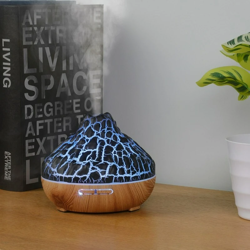 

Увлажнитель воздуха Volcano 300 мл, настольный, электрический, USB, с функцией распыления воды, очиститель воздуха, освежитель воздуха с 7 цветами ночной подсветки