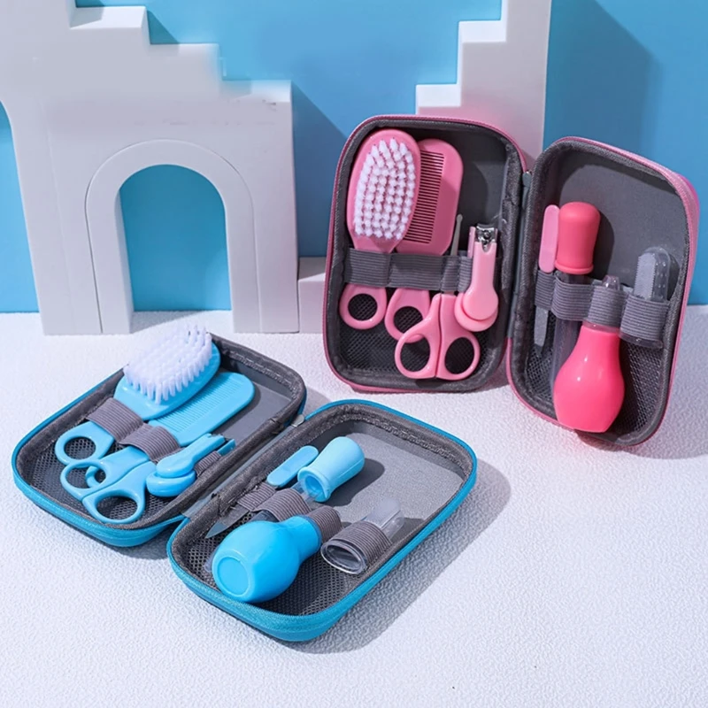 Convenient Baby Care Kit Must Have Accessories Infant Toddlers Head Brush Hair Comb for Gentle Cleaning and Trimming A2UB