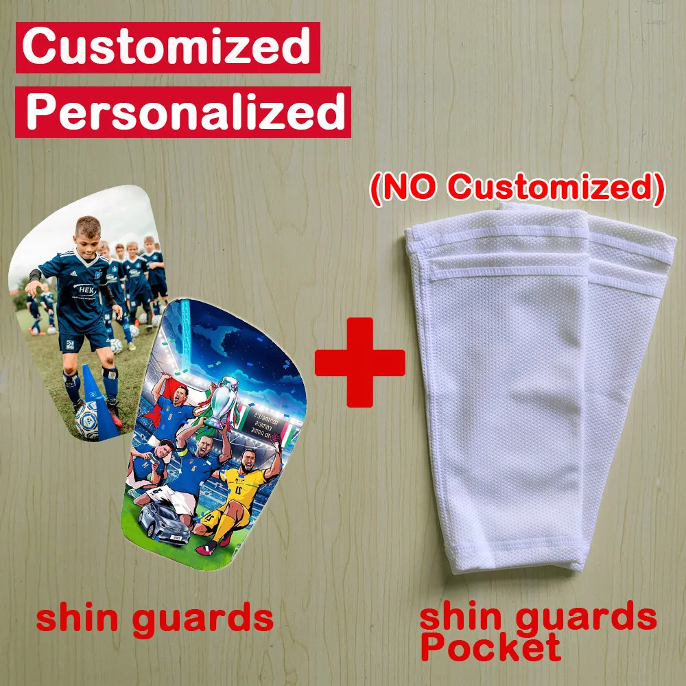 Football Shinguard Socks With Pocket Customized Shin Guards Personalized Custom Made Leg Guards Fast Delivery Dropshipping