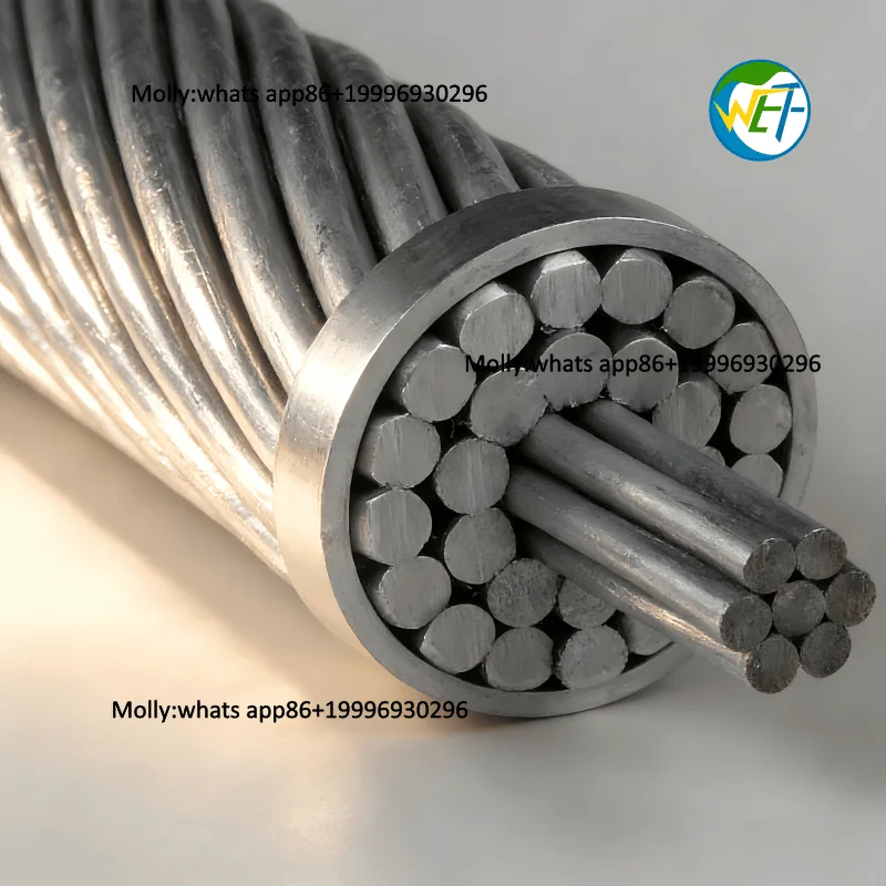 30mm 7 Core 11kN WEASEL Type ACSR Stranded Aluminum Overhead Conductor Cable Power B215/2 Standard