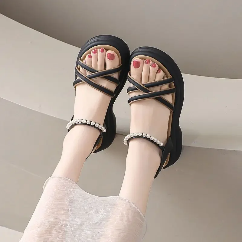 

Beach Roman Style Original The Best Comfort Woman Shoes 2025 Luxury Trend Designer New Breathable Fashion Vip Sandals for Women