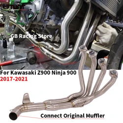 Slip On For Kawasaki Ninja 900 Z900 2017 2018 2019 2020 Motorcycle Full System Modifed Exhaust Escape Front Middle Link Pipe