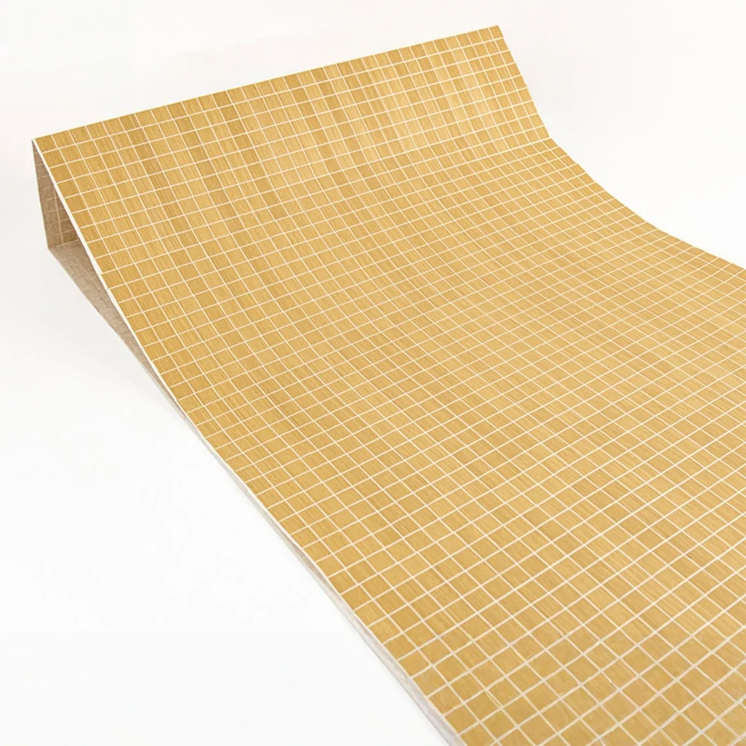 

Small Checker Tech Mixed Veneer 0.4-0.5mm – 250x58cm for Hotel Furniture & Car Inter (Backing Non-woven Fabric)ior